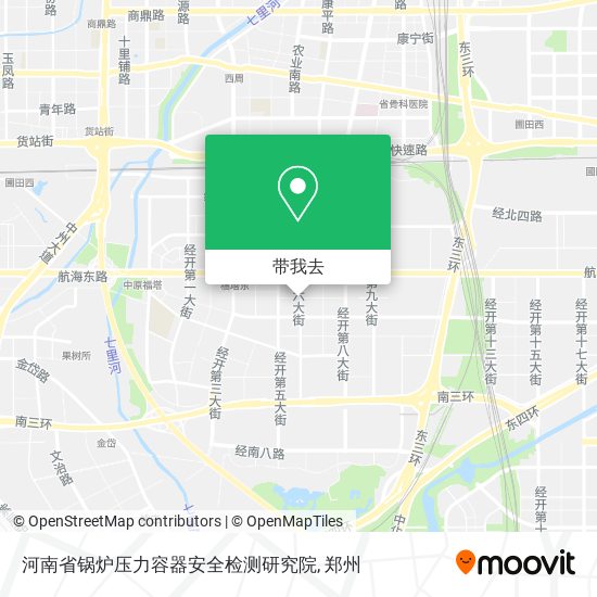 河南省锅炉压力容器安全检测研究院地图