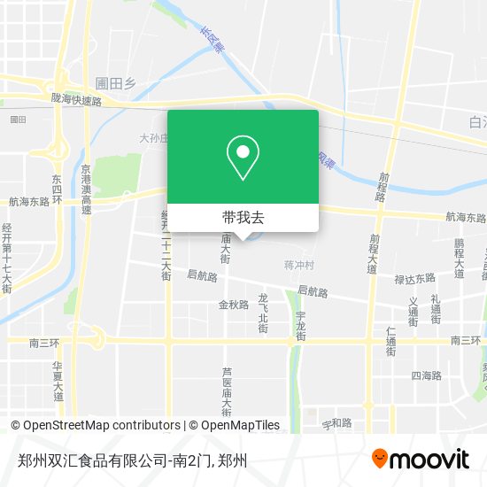 郑州双汇食品有限公司-南2门地图