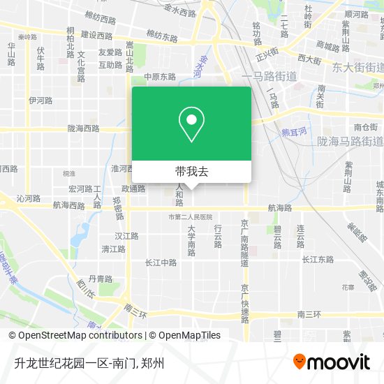 升龙世纪花园一区-南门地图
