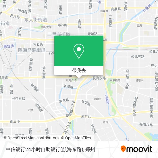 中信银行24小时自助银行(航海东路)地图