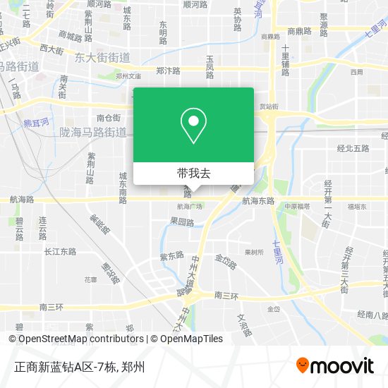 正商新蓝钻A区-7栋地图