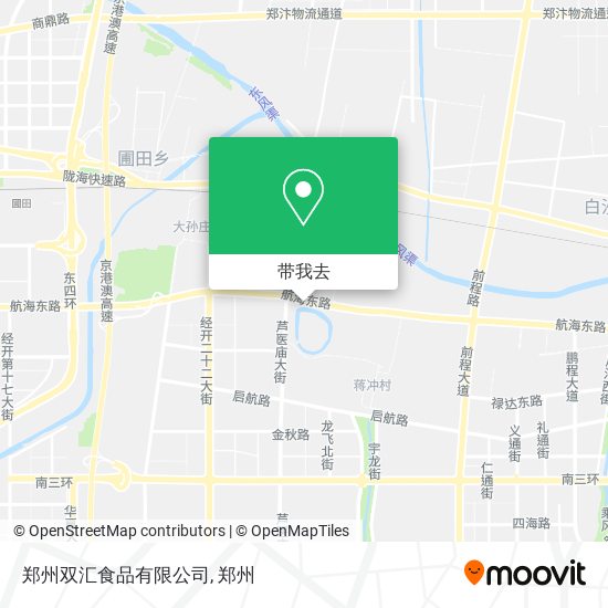 郑州双汇食品有限公司地图