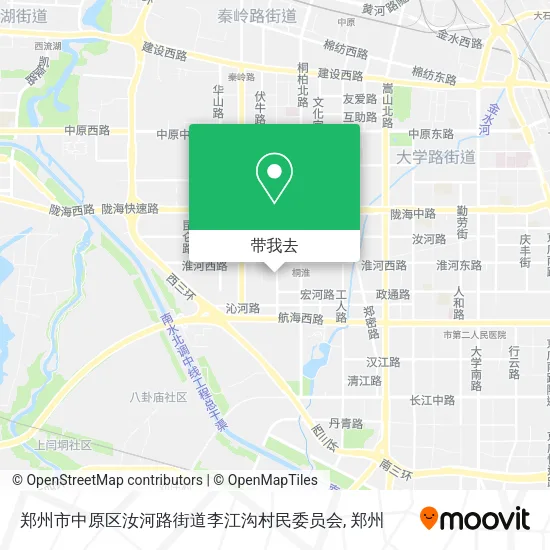 郑州市中原区汝河路街道李江沟村民委员会地图