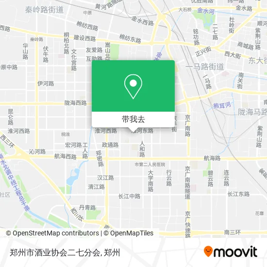 郑州市酒业协会二七分会地图