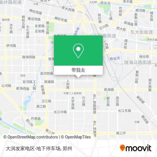 大润发家电区-地下停车场地图