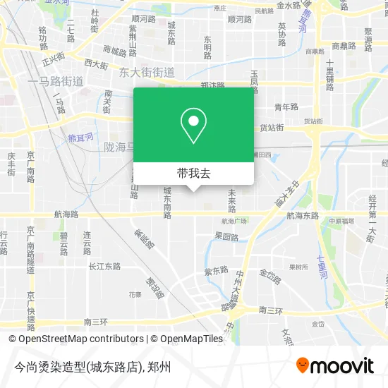 今尚烫染造型(城东路店)地图