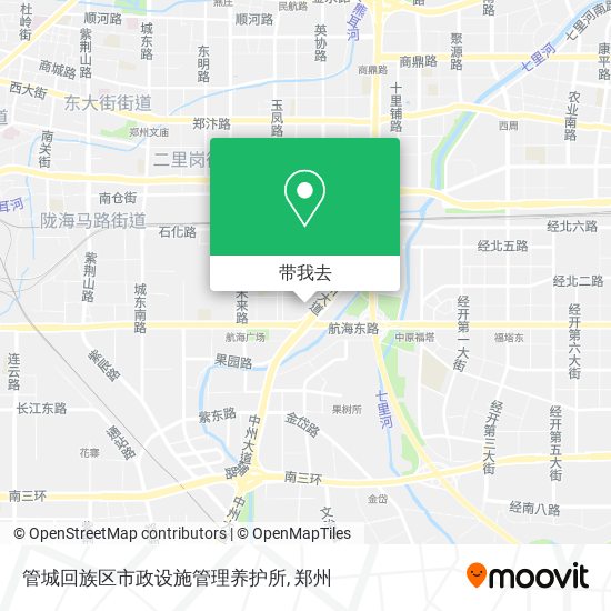 管城回族区市政设施管理养护所地图