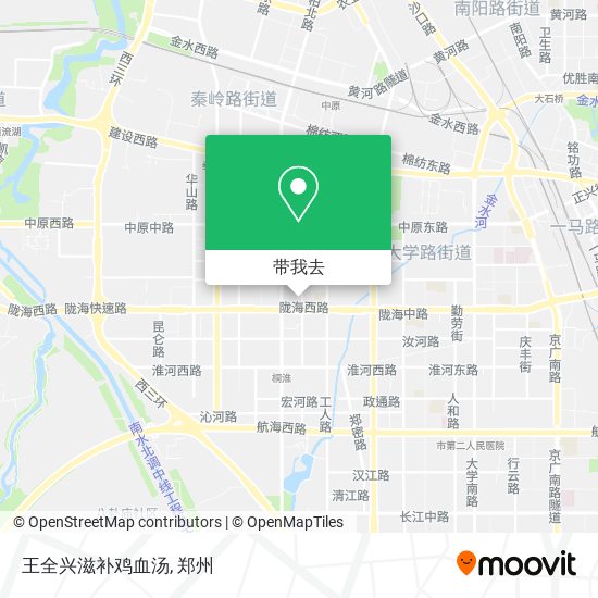 王全兴滋补鸡血汤地图