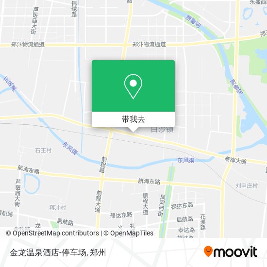 金龙温泉酒店-停车场地图