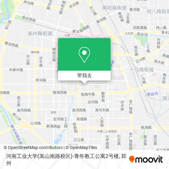 河南工业大学(嵩山南路校区)-青年教工公寓2号楼地图