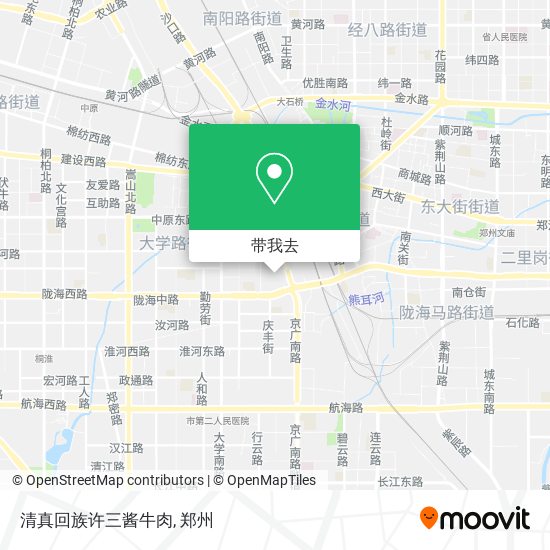 清真回族许三酱牛肉地图
