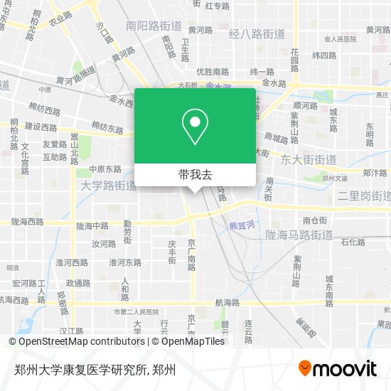 郑州大学康复医学研究所地图