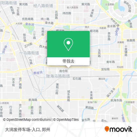 大润发停车场-入口地图