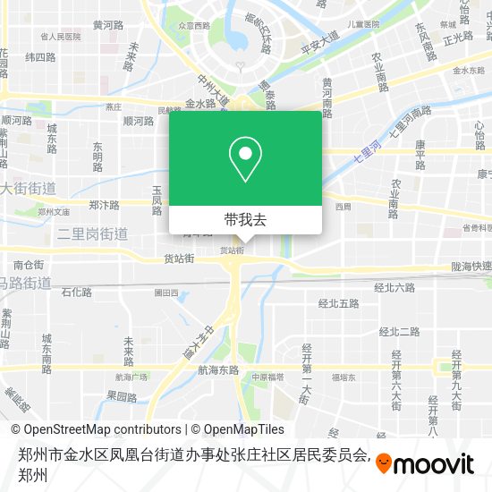 郑州市金水区凤凰台街道办事处张庄社区居民委员会地图