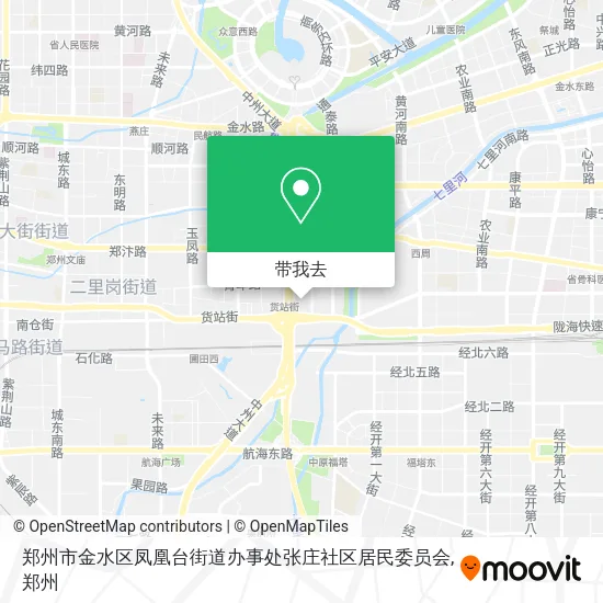 郑州市金水区凤凰台街道办事处张庄社区居民委员会地图
