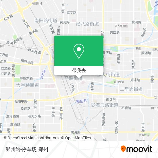 郑州站-停车场地图