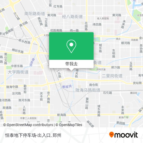 恒泰地下停车场-出入口地图