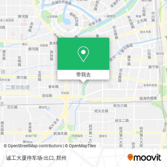 诚工大厦停车场-出口地图