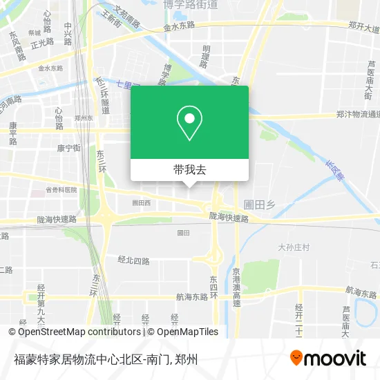 福蒙特家居物流中心北区-南门地图
