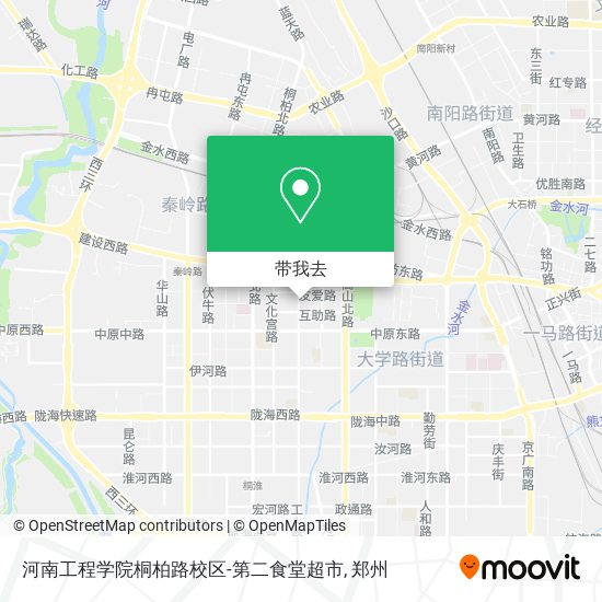 河南工程学院桐柏路校区-第二食堂超市地图