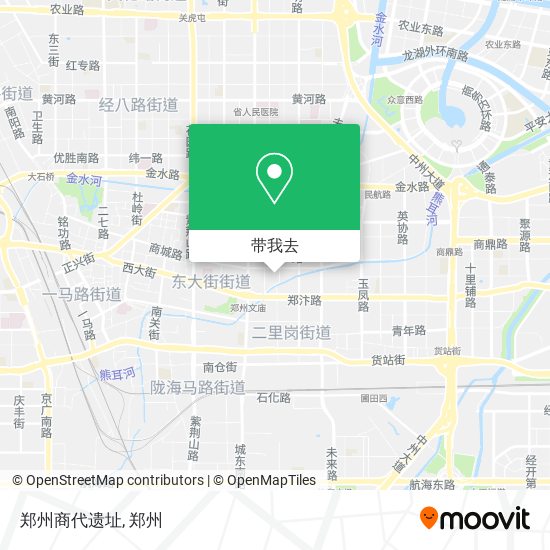 郑州商代遗址地图