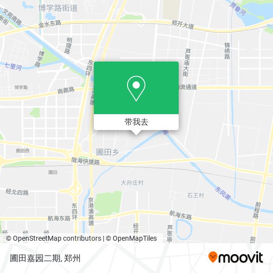圃田嘉园二期地图