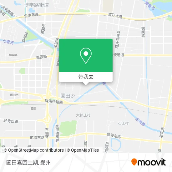 圃田嘉园二期地图