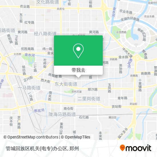 管城回族区机关(电专)办公区地图