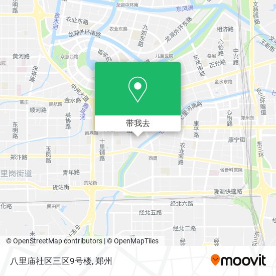 八里庙社区三区9号楼地图