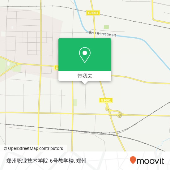 郑州职业技术学院-6号教学楼地图