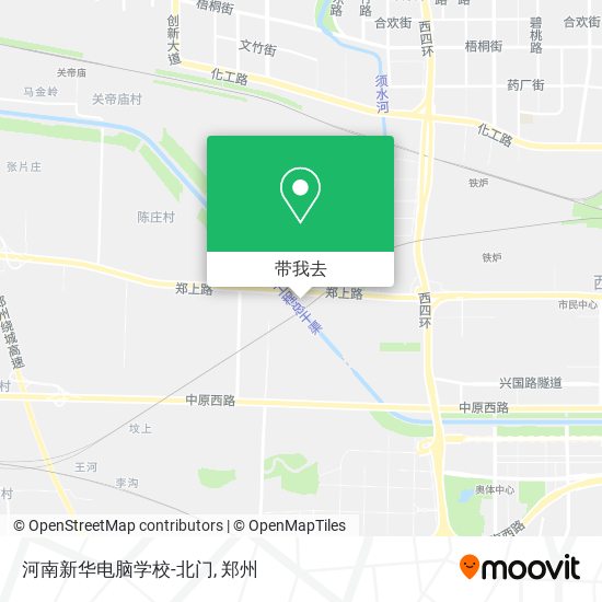 河南新华电脑学校-北门地图