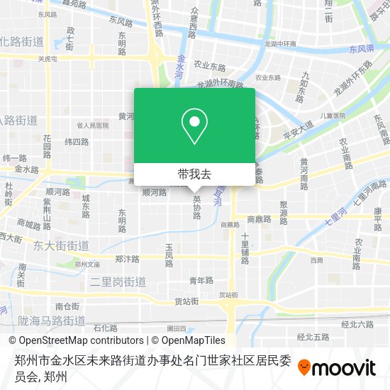 郑州市金水区未来路街道办事处名门世家社区居民委员会地图
