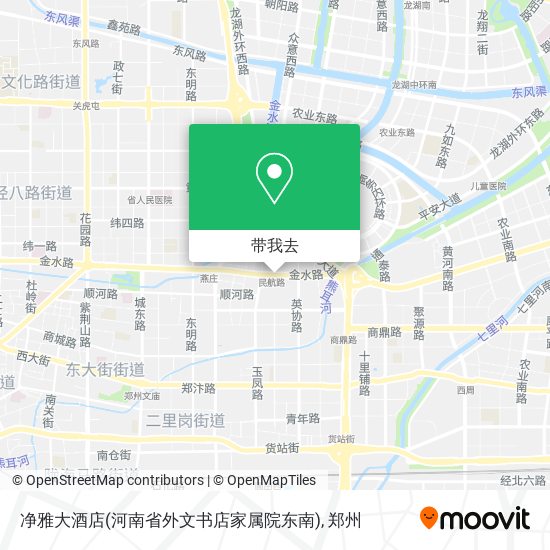 净雅大酒店(河南省外文书店家属院东南)地图