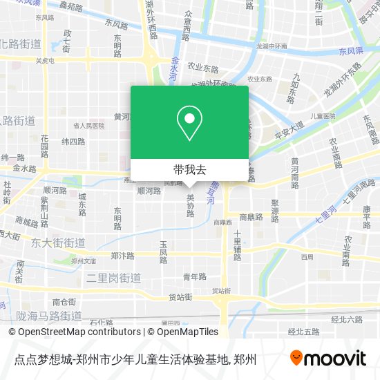 点点梦想城-郑州市少年儿童生活体验基地地图