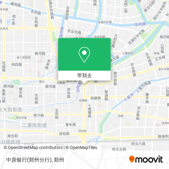 中原银行(郑州分行)地图