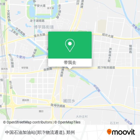中国石油加油站(郑汴物流通道)地图