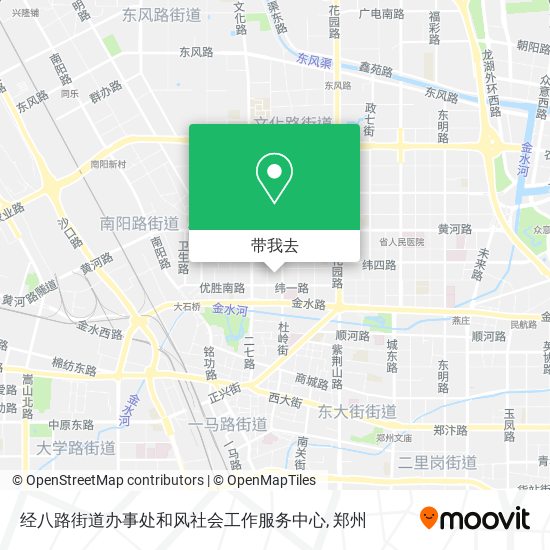 经八路街道办事处和风社会工作服务中心地图