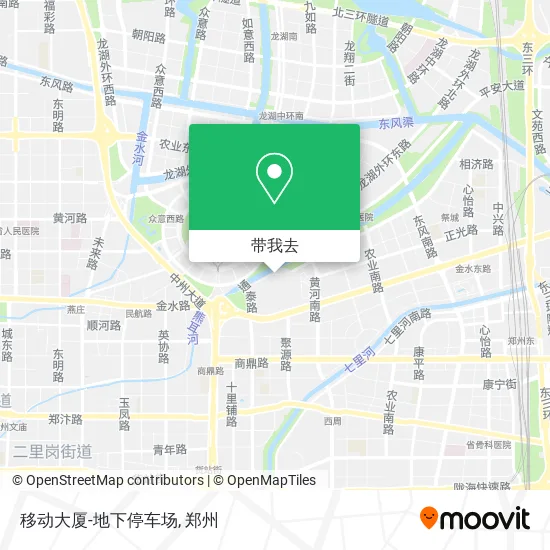 移动大厦-地下停车场地图