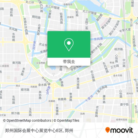 郑州国际会展中心展览中心E区地图