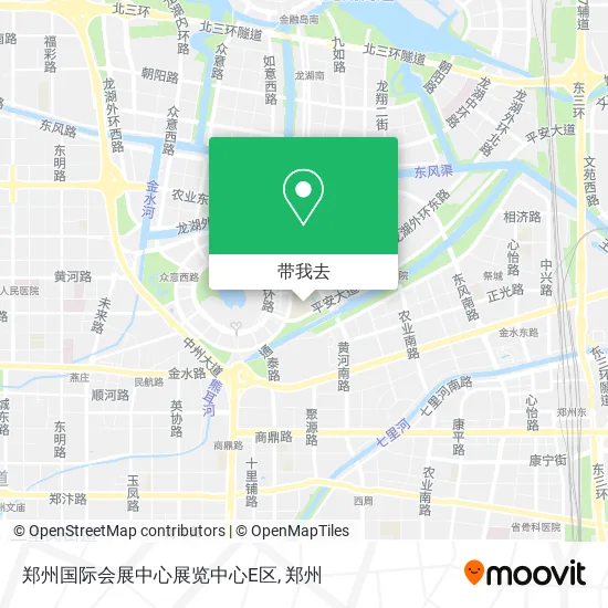 郑州国际会展中心展览中心E区地图