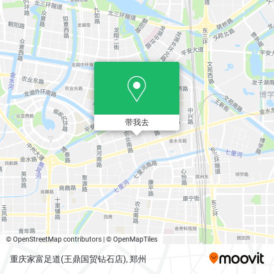 重庆家富足道(王鼎国贸钻石店)地图