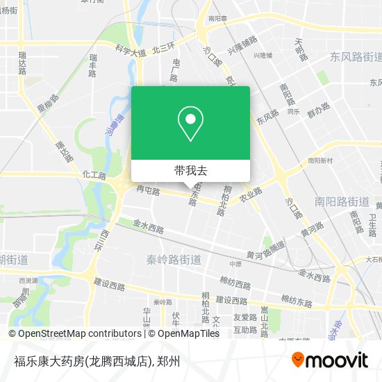 福乐康大药房(龙腾西城店)地图