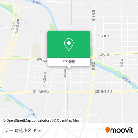 天一·建苑小区地图