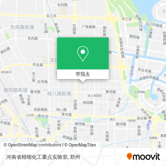 河南省精细化工重点实验室地图