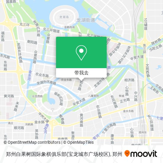 郑州白果树国际象棋俱乐部(宝龙城市广场校区)地图
