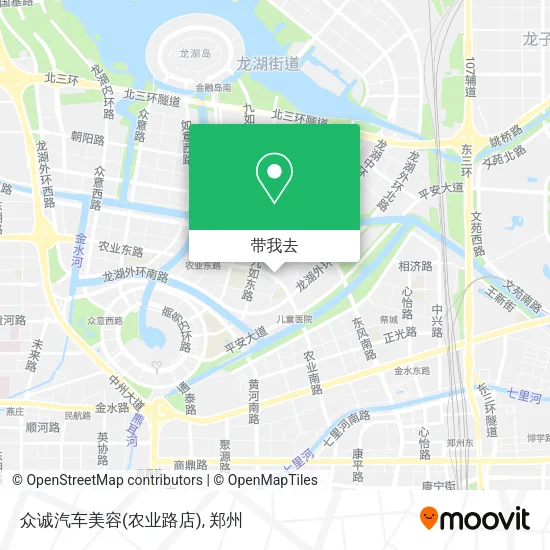 众诚汽车美容(农业路店)地图