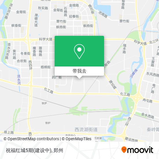 祝福红城5期(建设中)地图