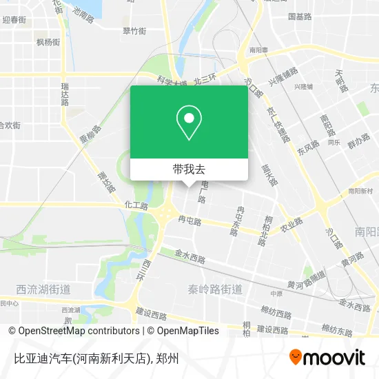 比亚迪汽车(河南新利天店)地图