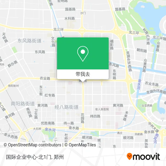 国际企业中心-北1门地图