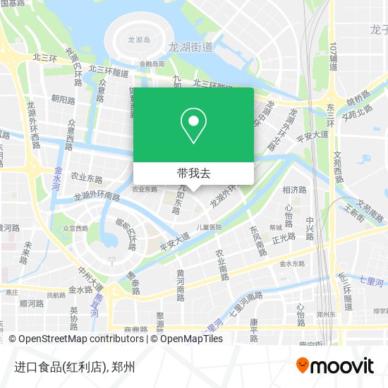 进口食品(红利店)地图